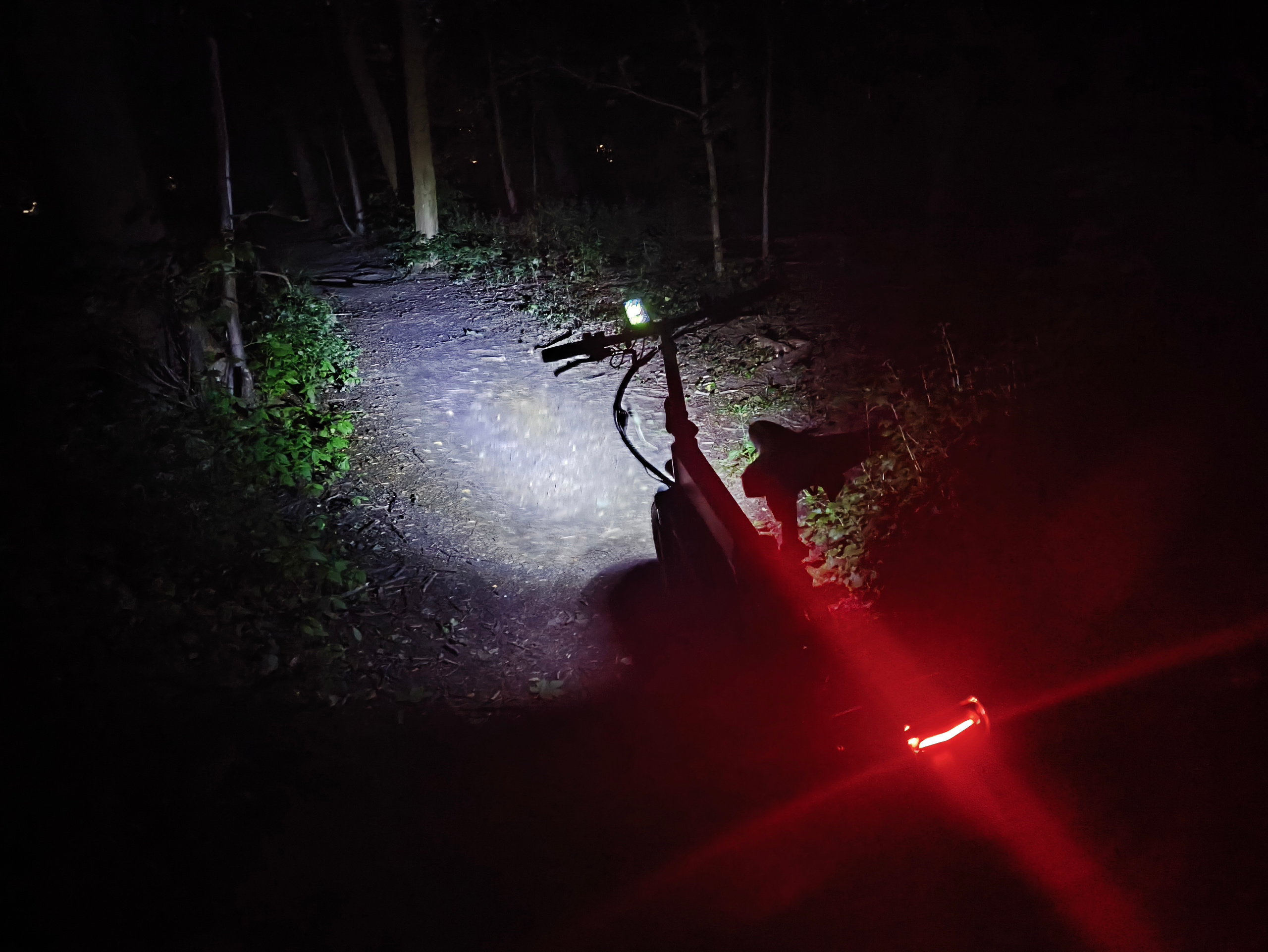 Dank LED-Frontscheinwerfer ist auch das Fahren bei Nacht sehr sicher | Quelle: ebiketester24.de