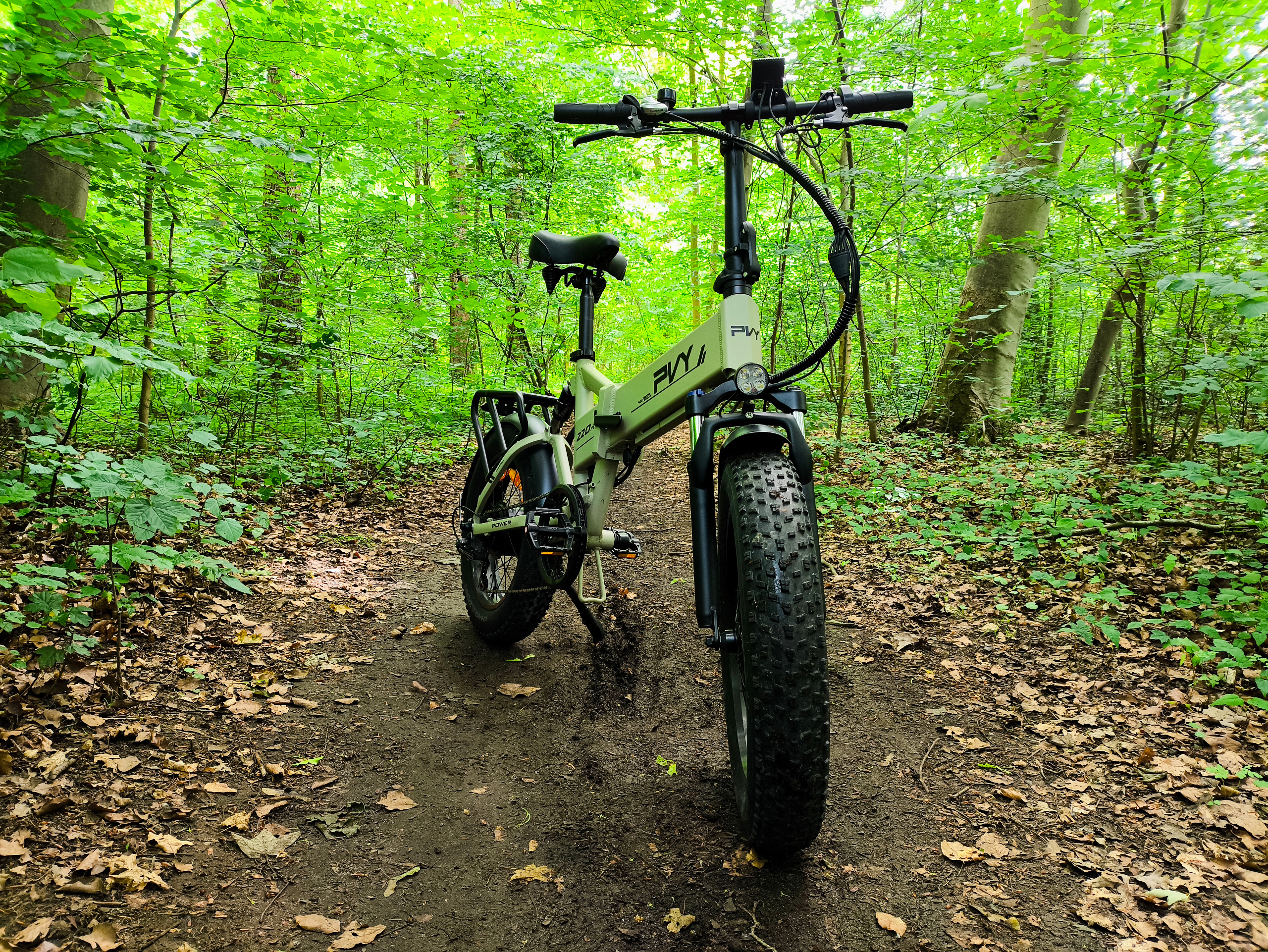 Das PVY Z20 Plus fühlt sich nicht nur in der Stadt wohl | Quelle: ebiketester24.de