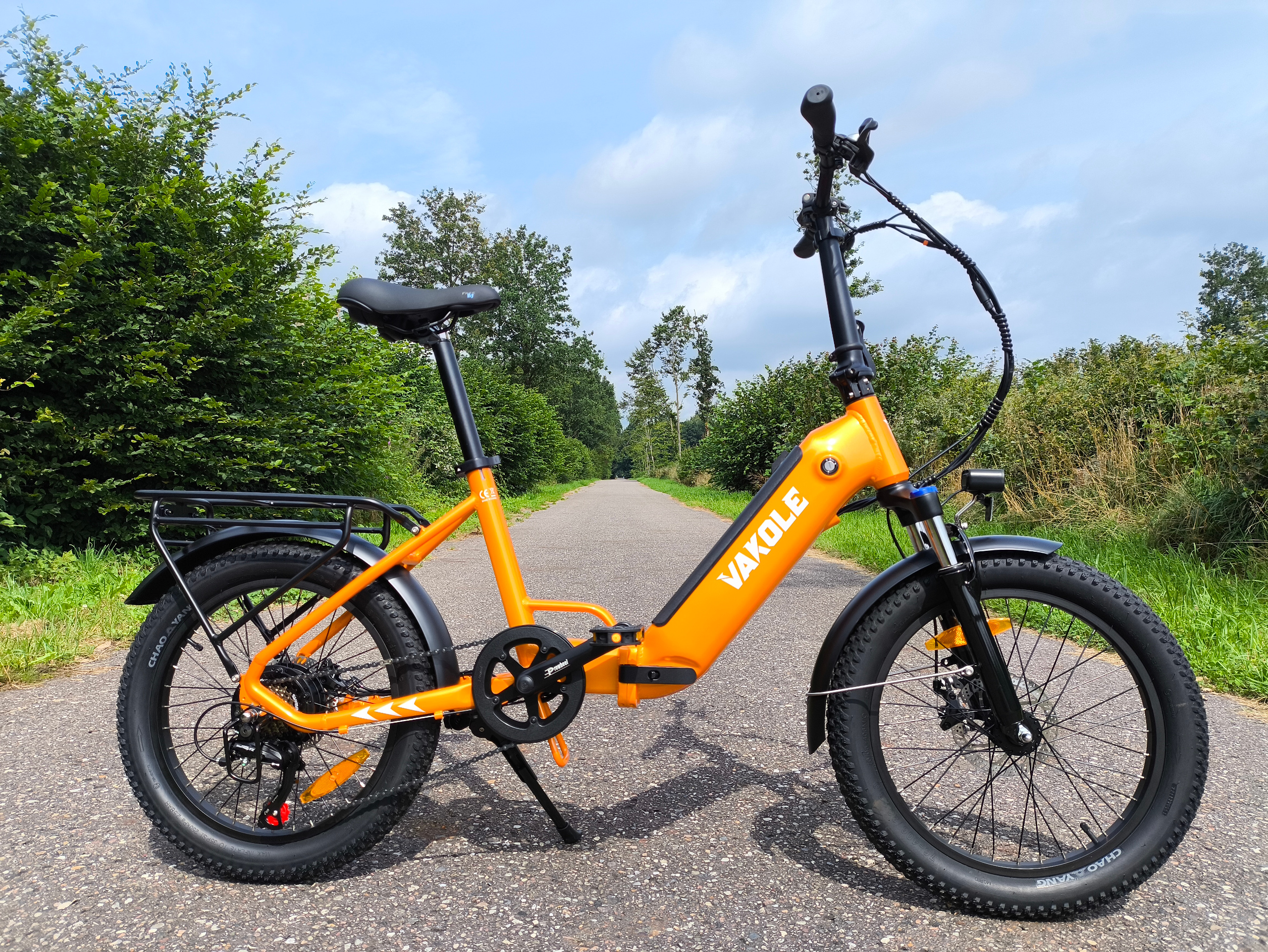 So sieht das Vakole Klapp E-Bike nach dem Aufbau aus | Quelle: ebiketester24.de