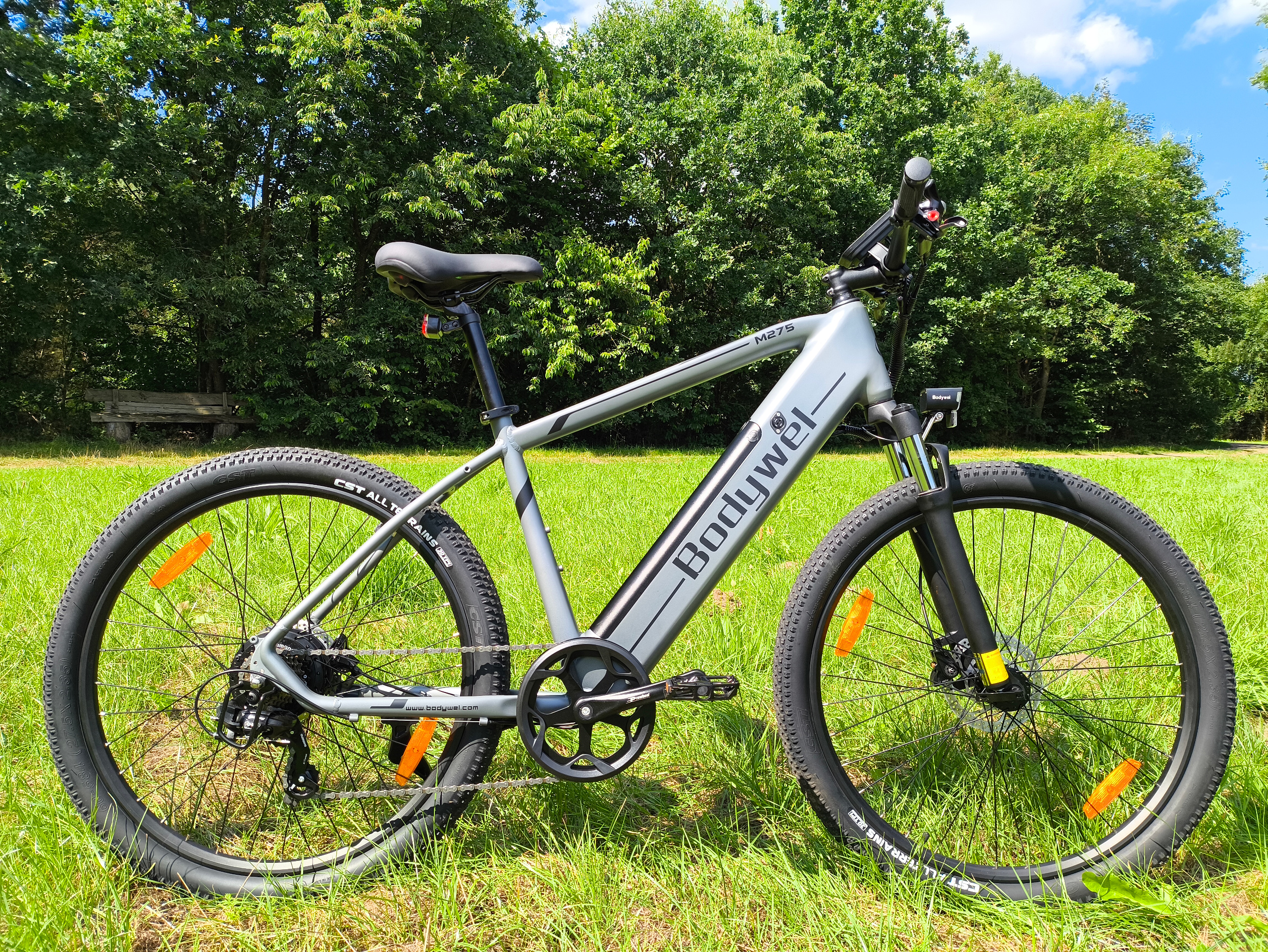 Das Bodywel M275 kommt mit 27,5 Zoll daher | Quelle: ebiketester24.de