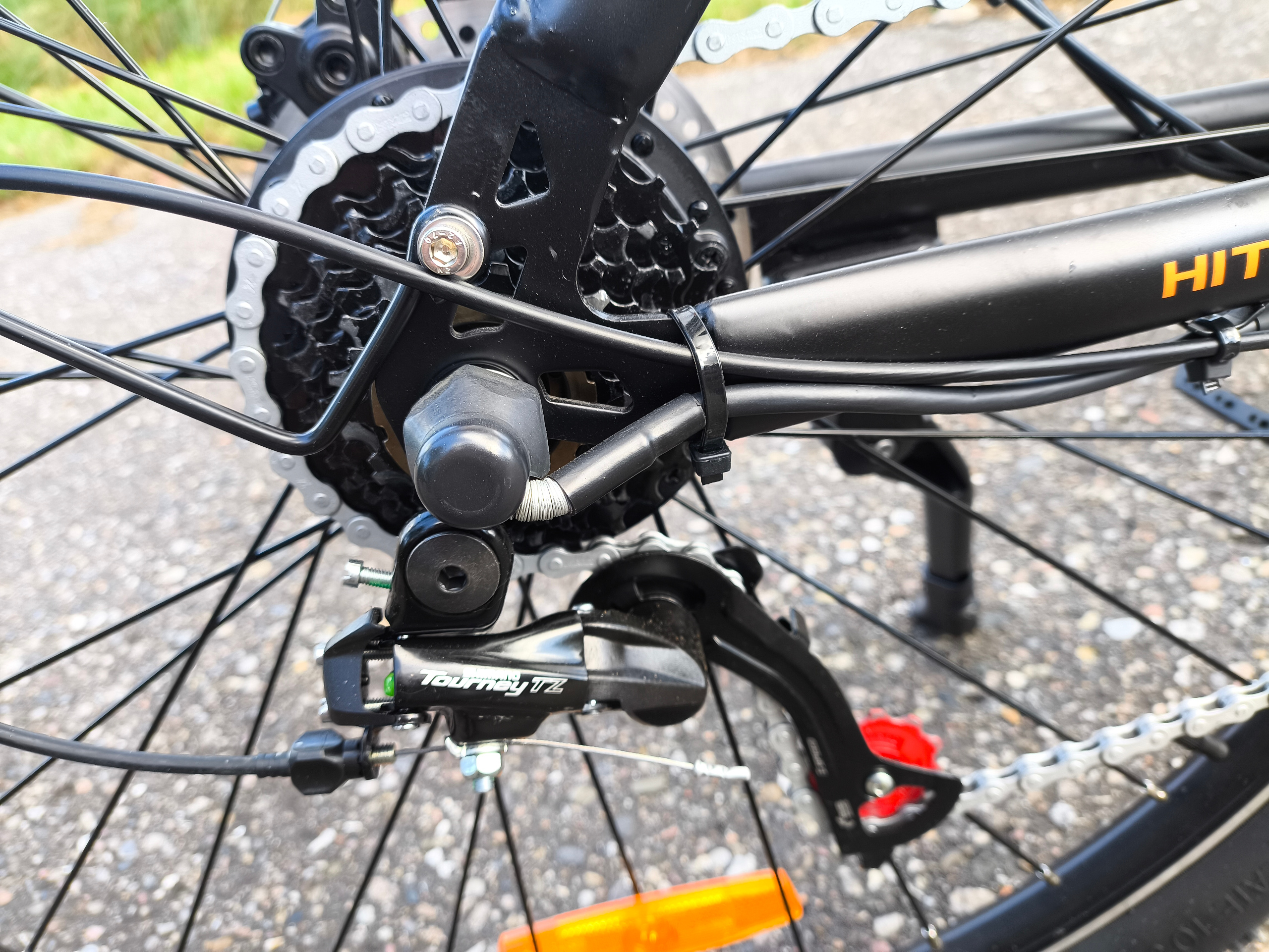 Die Shimano 7-Gang Schaltung schaltet unauffällig und zuverlässig | Quelle: ebiketester24.de